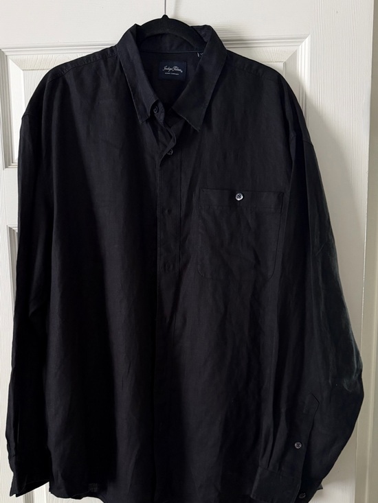 Indigo Palms Other - Indigo Palms Denim Company Mens XXL Black Linen Shirt